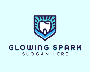 Dental Clinic Tooth Shield logo design