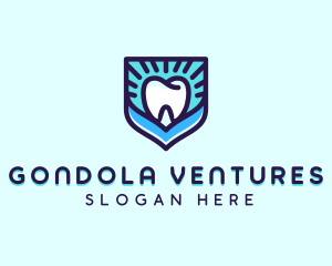 Dental Clinic Tooth Shield logo design