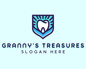 Dental Clinic Tooth Shield logo design