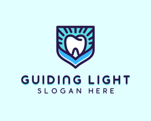 Dental Clinic Tooth Shield logo design