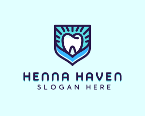 Dental Clinic Tooth Shield logo design