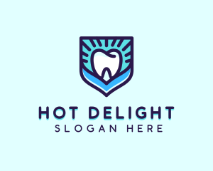 Dental Clinic Tooth Shield logo design