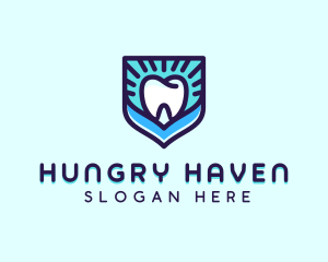 Dental Clinic Tooth Shield logo design