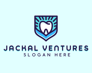 Dental Clinic Tooth Shield logo design