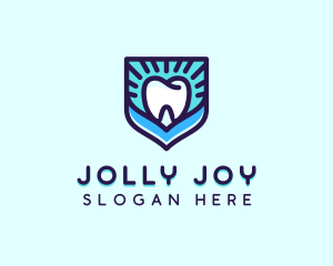 Dental Clinic Tooth Shield logo design