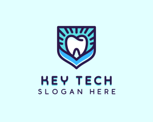 Dental Clinic Tooth Shield logo design