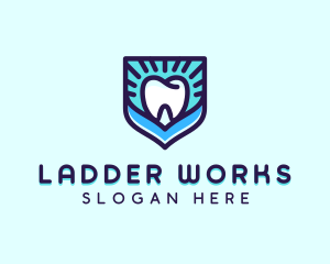 Dental Clinic Tooth Shield logo design