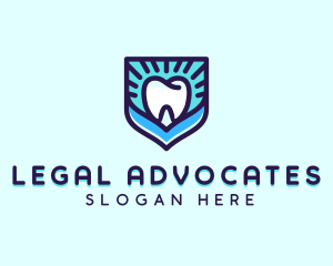 Dental Clinic Tooth Shield logo design