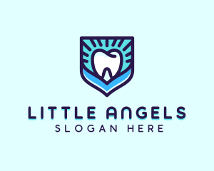 Dental Clinic Tooth Shield logo design