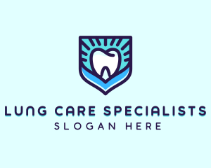 Dental Clinic Tooth Shield logo design