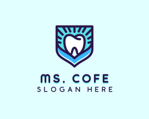 Dental Clinic Tooth Shield logo design