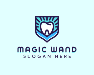 Dental Clinic Tooth Shield logo design