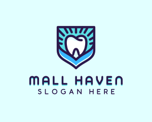 Dental Clinic Tooth Shield logo design