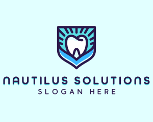 Dental Clinic Tooth Shield logo design