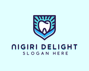 Dental Clinic Tooth Shield logo design