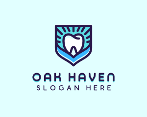 Dental Clinic Tooth Shield logo design