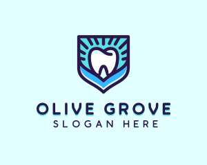 Dental Clinic Tooth Shield logo design