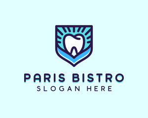 Dental Clinic Tooth Shield logo design