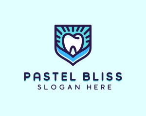 Dental Clinic Tooth Shield logo design