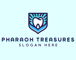 Dental Clinic Tooth Shield logo design