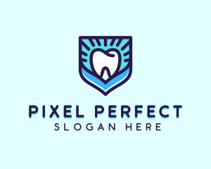 Dental Clinic Tooth Shield logo design