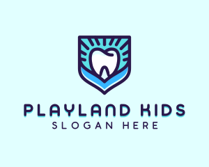 Dental Clinic Tooth Shield logo design