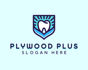 Dental Clinic Tooth Shield logo design