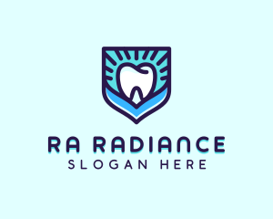 Dental Clinic Tooth Shield logo design