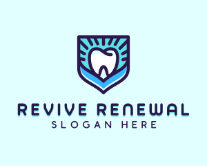 Dental Clinic Tooth Shield logo design