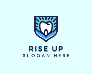 Dental Clinic Tooth Shield logo design