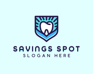 Dental Clinic Tooth Shield logo design