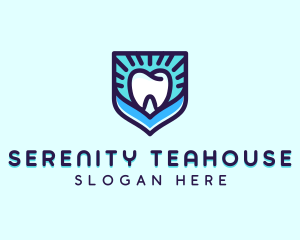 Dental Clinic Tooth Shield logo design