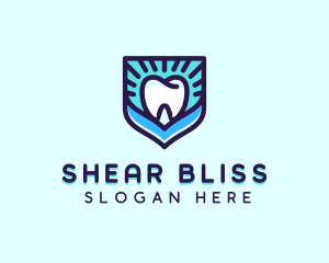 Dental Clinic Tooth Shield logo design