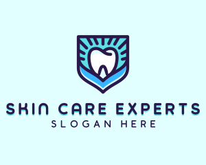 Dental Clinic Tooth Shield logo design