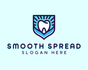 Dental Clinic Tooth Shield logo design