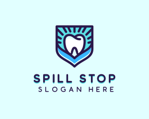 Dental Clinic Tooth Shield logo design