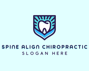 Dental Clinic Tooth Shield logo design