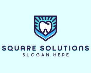 Dental Clinic Tooth Shield logo design