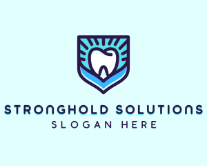 Dental Clinic Tooth Shield logo design