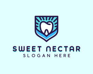 Dental Clinic Tooth Shield logo design