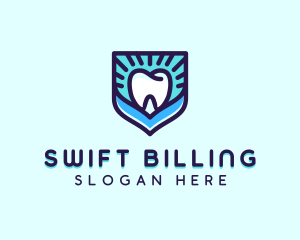 Dental Clinic Tooth Shield logo design