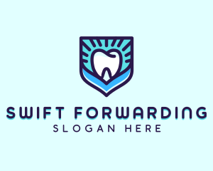 Dental Clinic Tooth Shield logo design