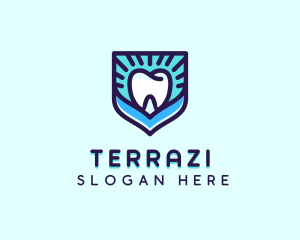 Dental Clinic Tooth Shield logo design