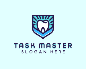 Dental Clinic Tooth Shield logo design