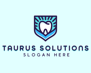 Dental Clinic Tooth Shield logo design