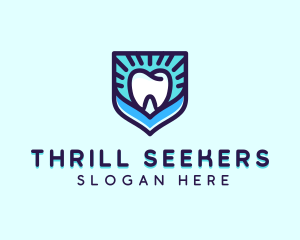 Dental Clinic Tooth Shield logo design