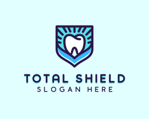 Dental Clinic Tooth Shield logo design