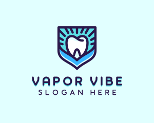 Dental Clinic Tooth Shield logo design