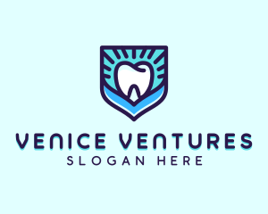 Dental Clinic Tooth Shield logo design