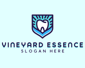 Dental Clinic Tooth Shield logo design